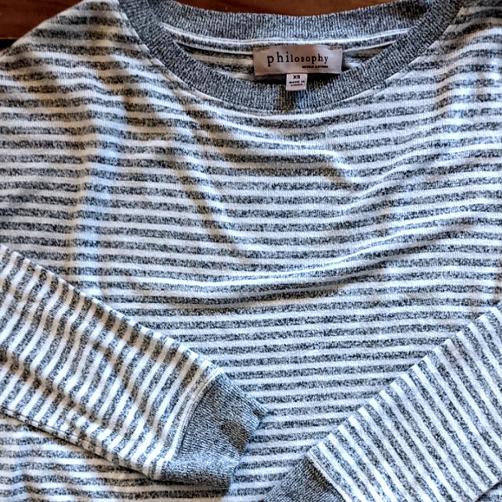 Philosophy Striped Top, X-Small. So cute!